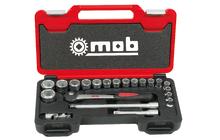 1/2'' BOX SET, 6-POINT, ROUND HEAD RATCHET, 21-PIECE thumbnail